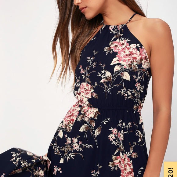 Halter maxi dress - Picture 3 of 3